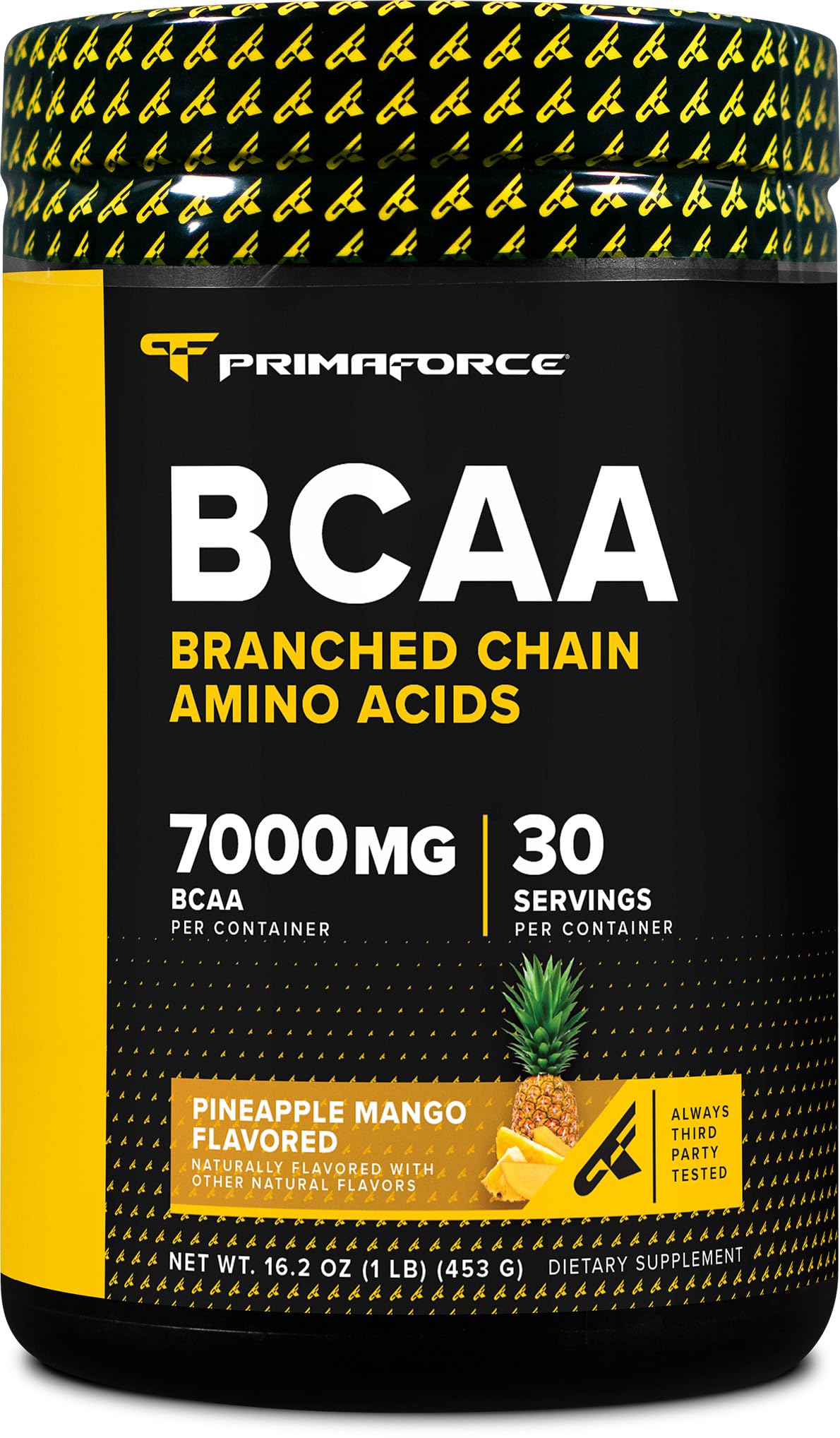 Primaforce BCAA pina-mango polvo favorece la recuperación post-entrenamiento.