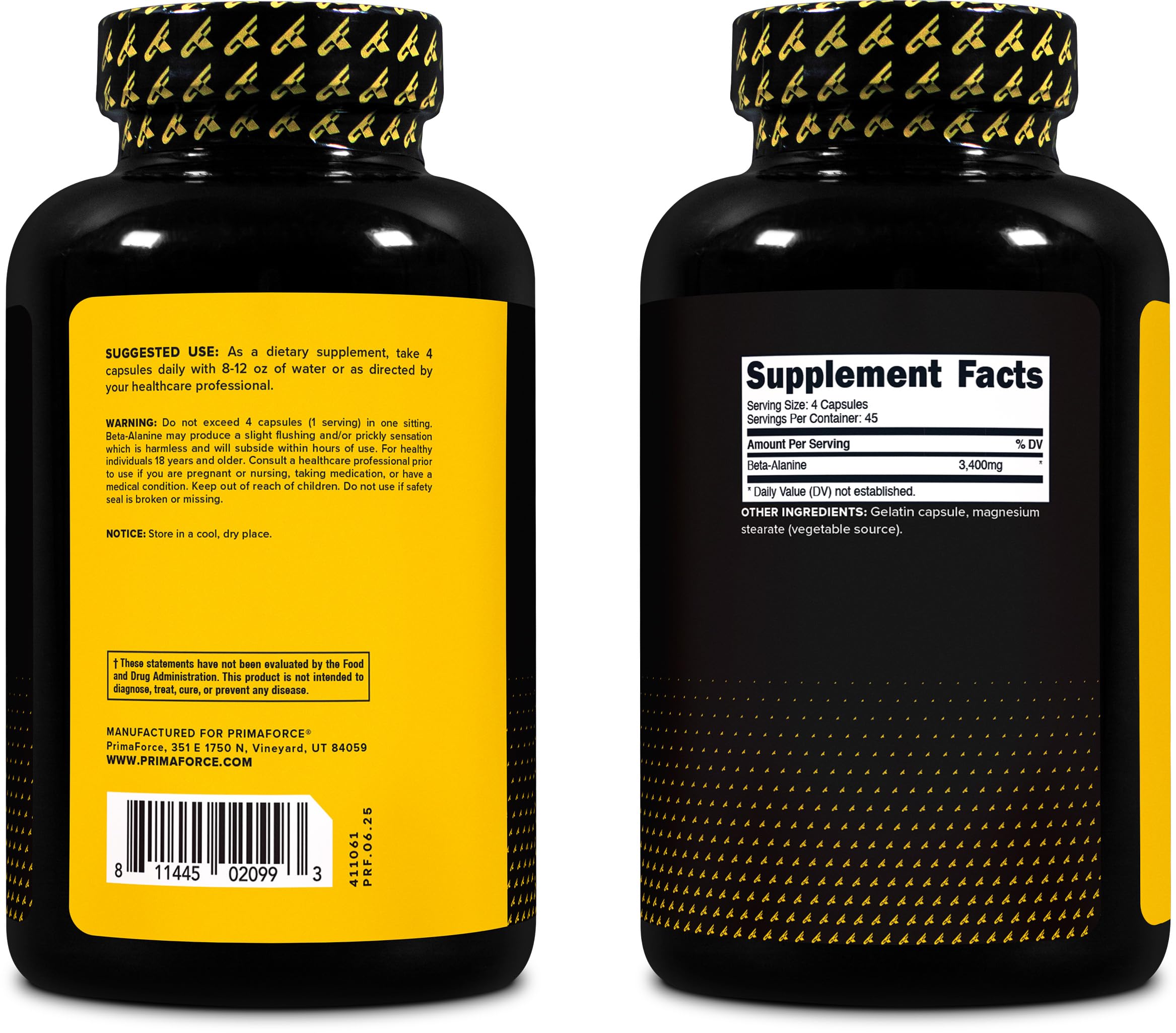 Primaforce Beta-Alanina: uso post-entreno para recuperación suave