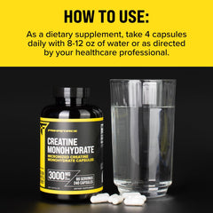 Primaforce Creatine Monohidrato cápsulas, ritual diario para apoyar metas deportivas