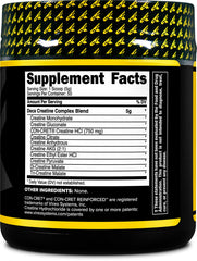 Primaforce Creatine-X, polvo-mezcla, se disuelve fácilmente en agua para entrenamiento diario.