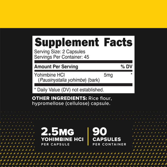 Primaforce primer plano de cápsula resaltando 2.5 mg por dosis