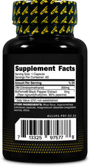 Primaforce etiqueta nutricional mostrando dosis y calidad comprobada
