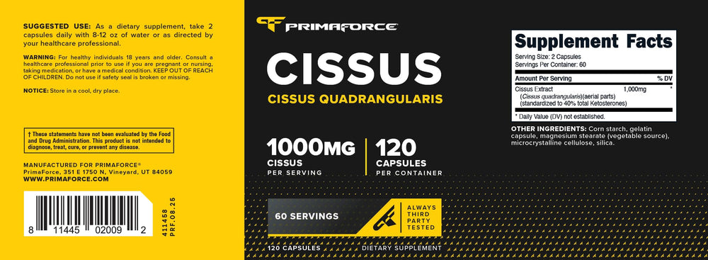 Primaforce envase junto a objetos para comparar tamaño y conveniencia