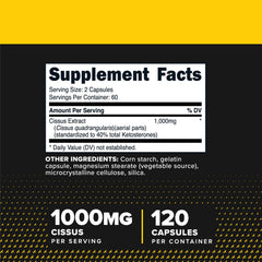 Primaforce etiqueta con ingredientes limpios y claridad de dosis