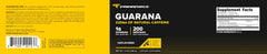 Primaforce guaraná etiqueta con información de 1 g por porción y certificaciones