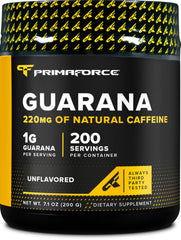 Primaforce guaraná envase frontal mostrando diseño y cantidad 200 g