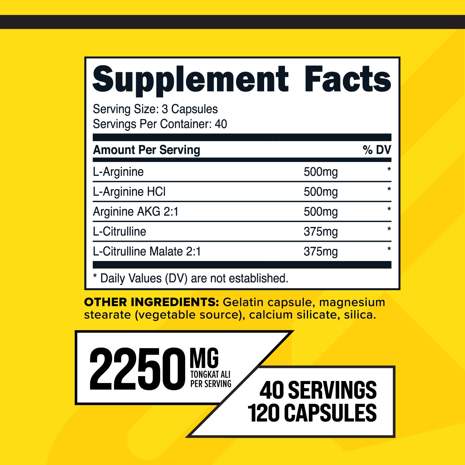 Primaforce Nitric Oxide Booster label shows L-arginine and citrulline ingredients.