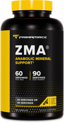 Primaforce ZMA frasco frontal mostrando la presentación y cantidad de cápsulas
