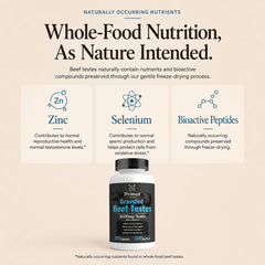 Primal Being etiqueta con información nutricional y certificados visibles