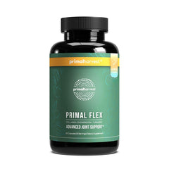Primal Harvest Flex vista frontal del envase mostrando marca y diseño