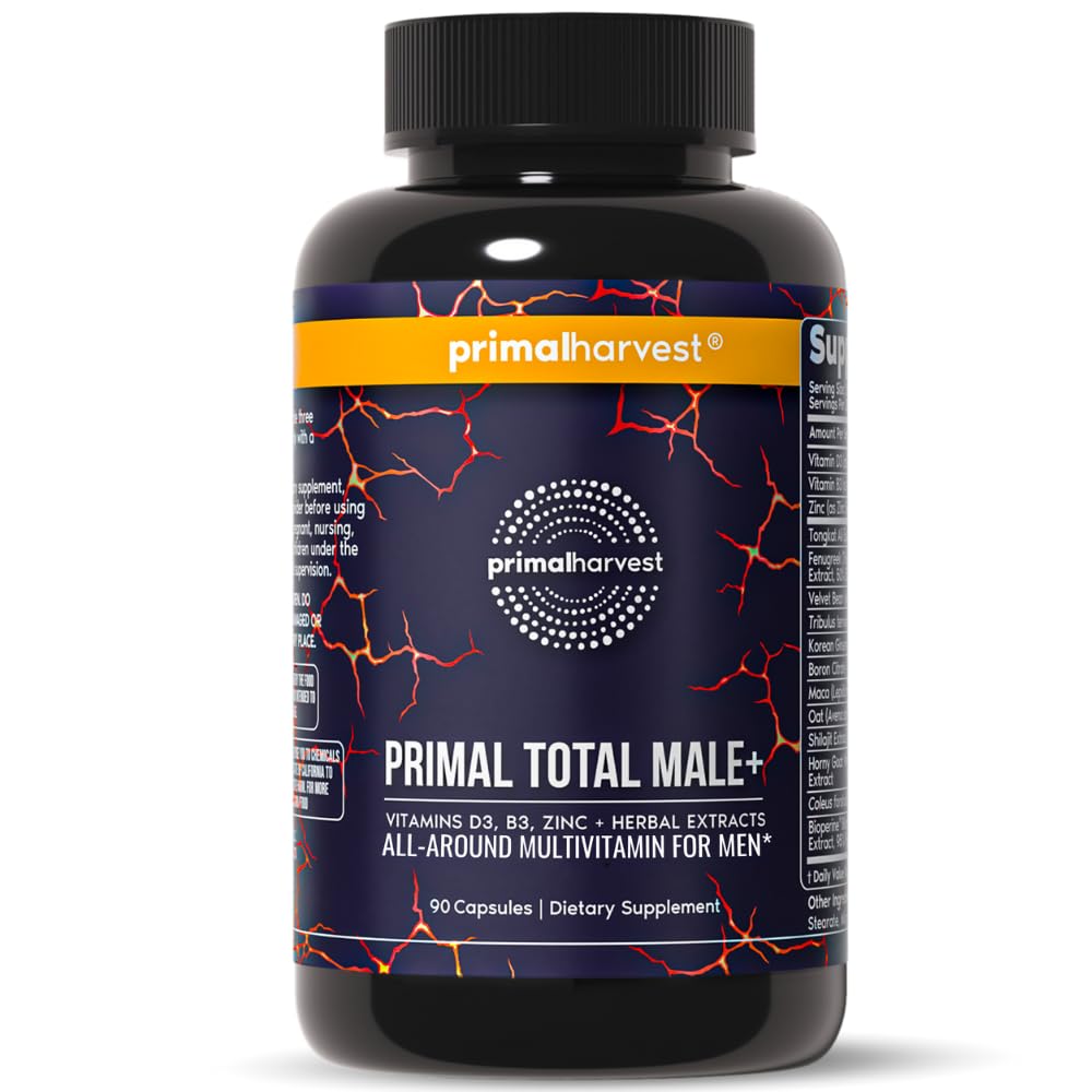 Primal Harvest envase frontal con diseño claro y lectura fácil