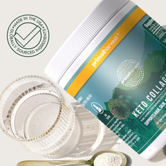 Primal Harvest batido deportivo con polvo, complemento proteico tras ejercicio