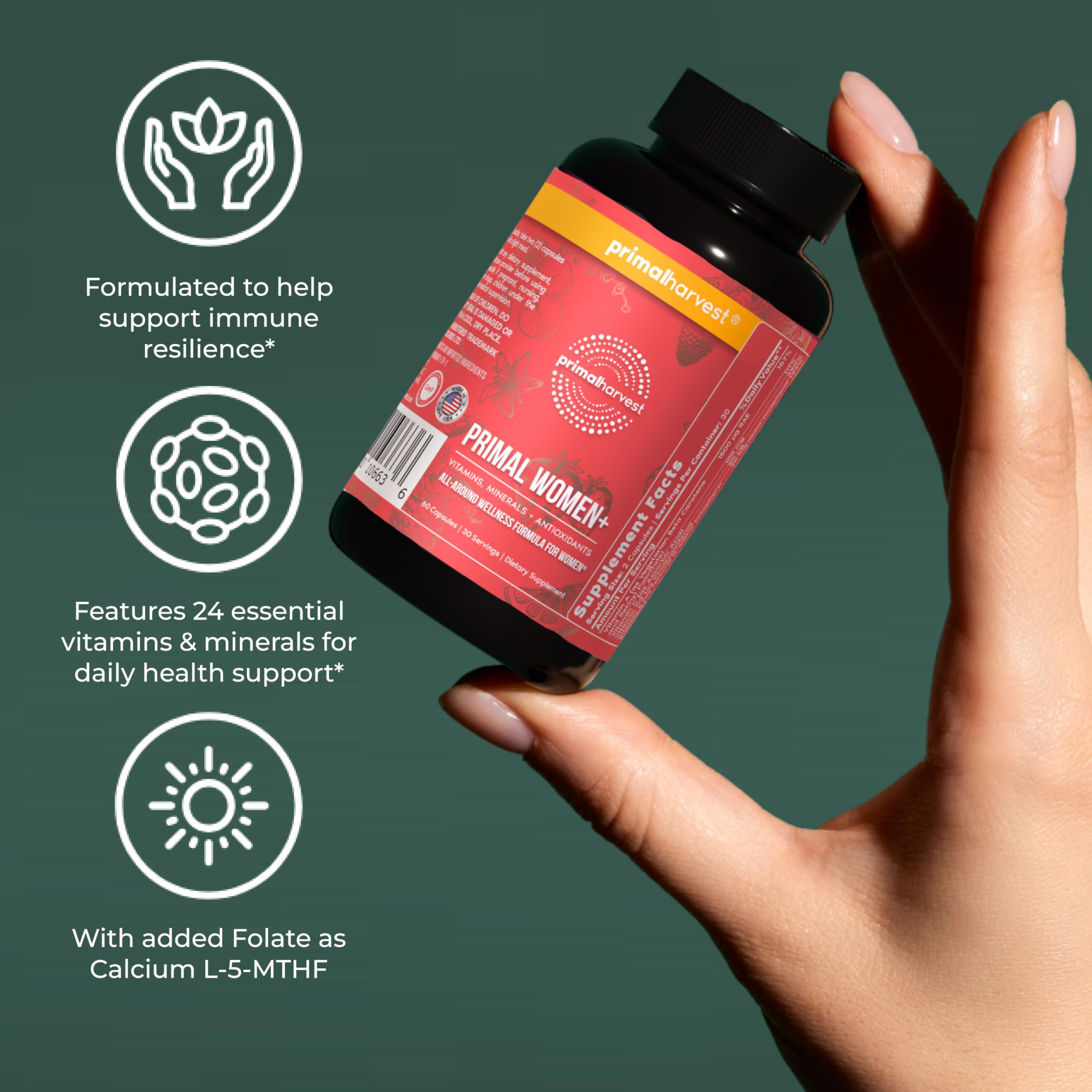 Primal Harvest Women+ tomado en desayuno, integra al hábito diario