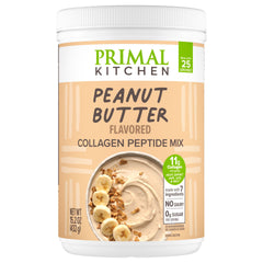 Primal Kitchen envase frontal mostrando sabor mantequilla de maní y beneficio versátil