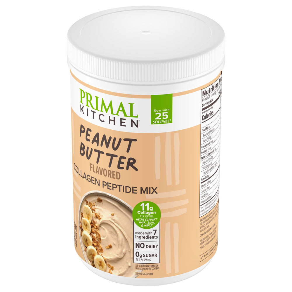 Primal Kitchen etiqueta nutricional legible con 0 g de azúcar y certificados