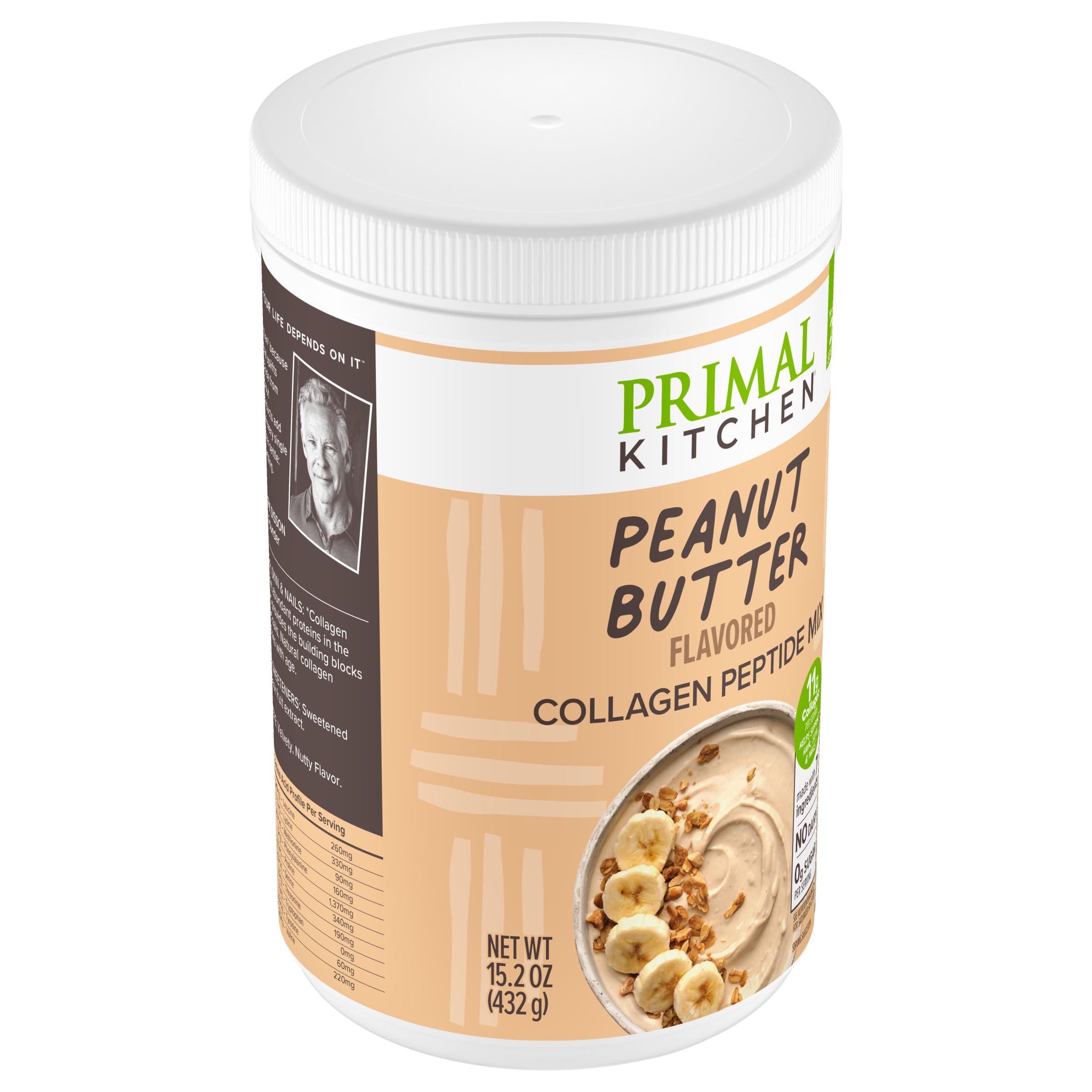 Primal Kitchen mezcla usada en receta de repostería, añade proteína y sabor