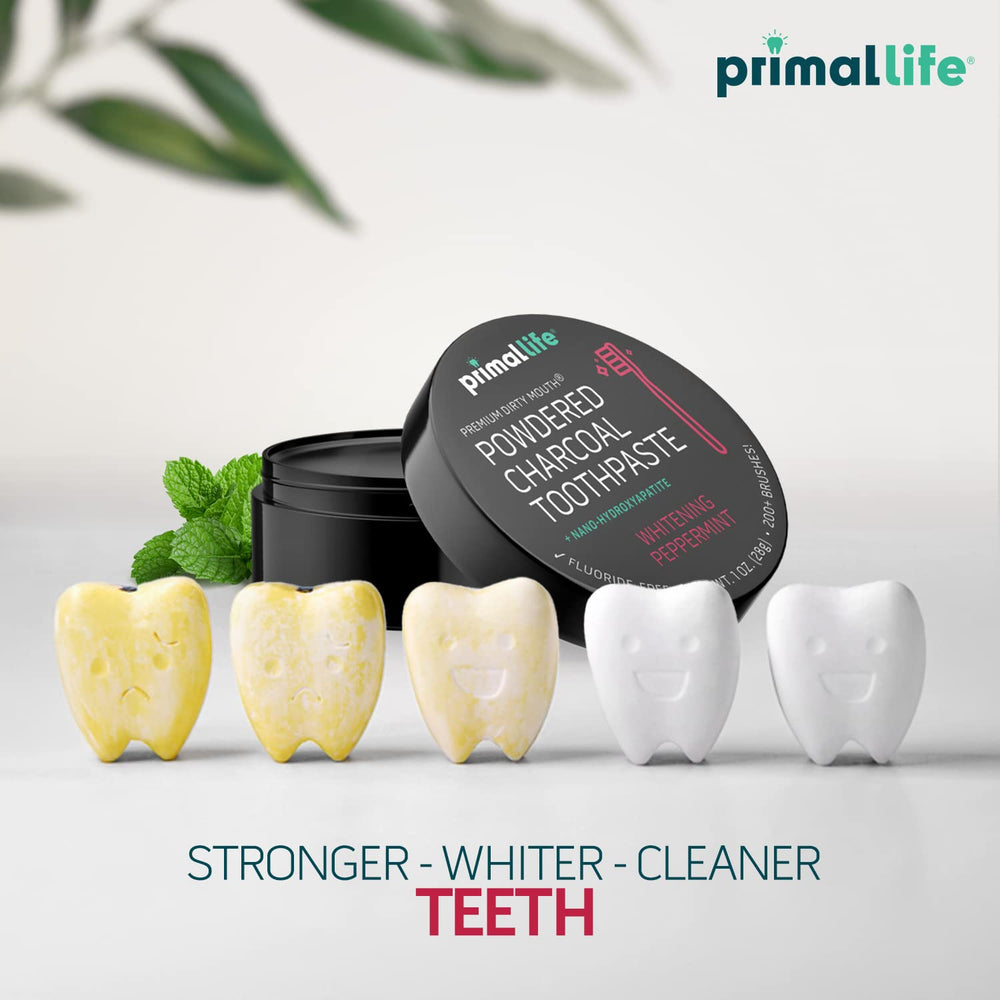 Detalle de la etiqueta Primal Life Organics con lista de ingredientes claros
