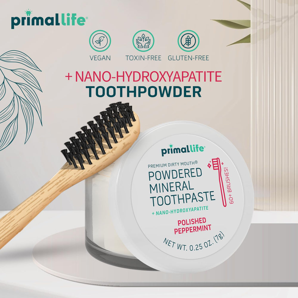 Primal Life Organics etiqueta legible con lista de ingredientes orgánicos y certificaciones