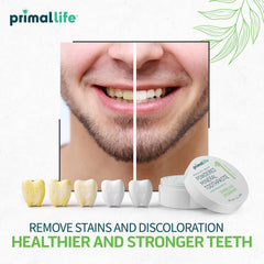 Primal Life Organics polvo en cepillo demostrando aplicación eficaz