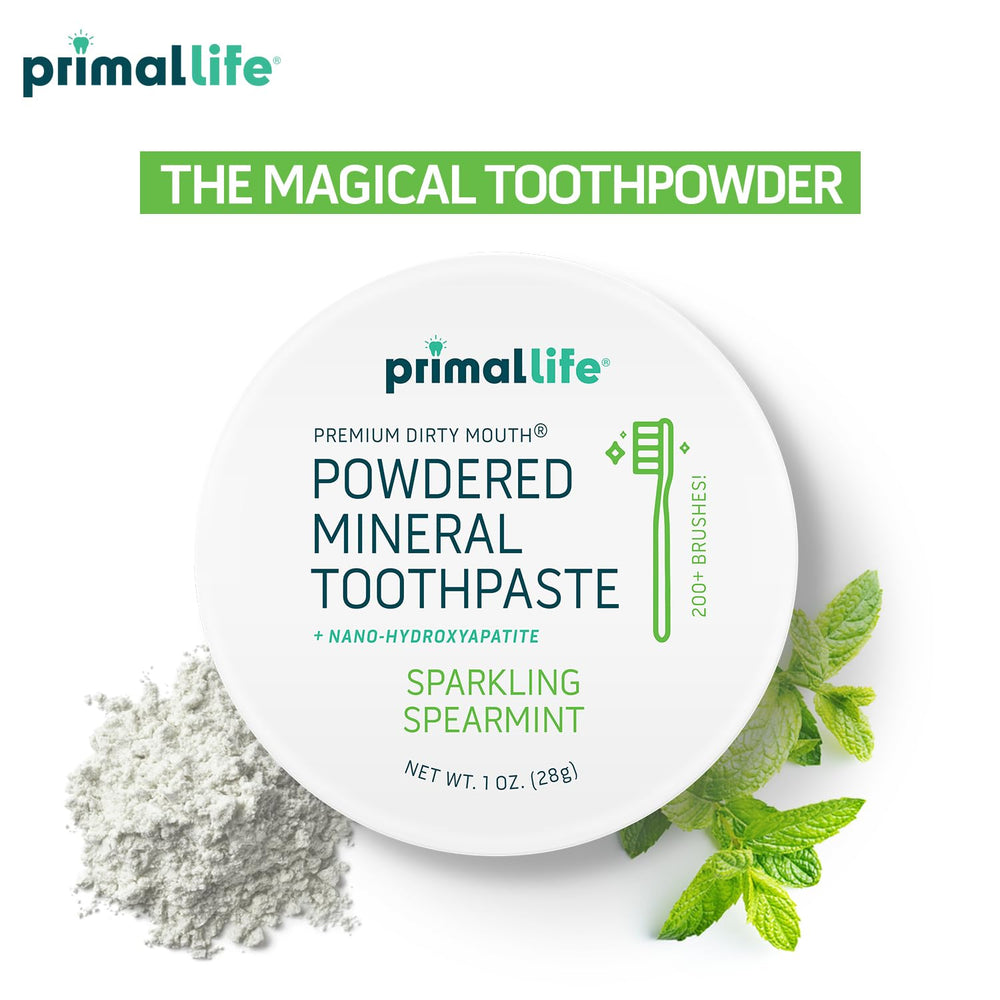 Primal Life Organics comparativa 1 oz mostrando pequeño tamaño y durabilidad
