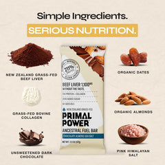 Primal Power barrita en mano para mostrar tamaño práctico