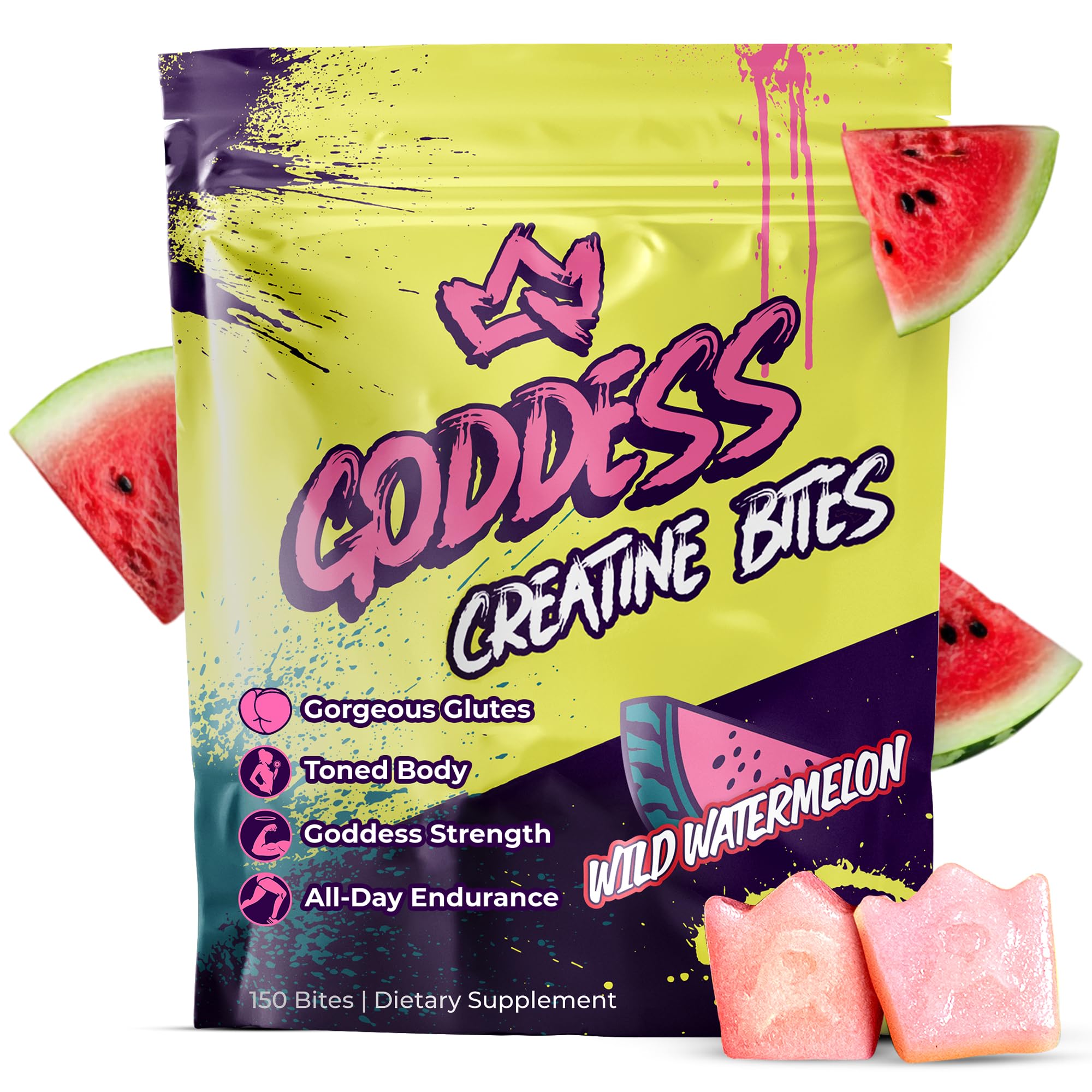Primal Queen bote frontal mostrando 150 gominolas y beneficio de conveniencia