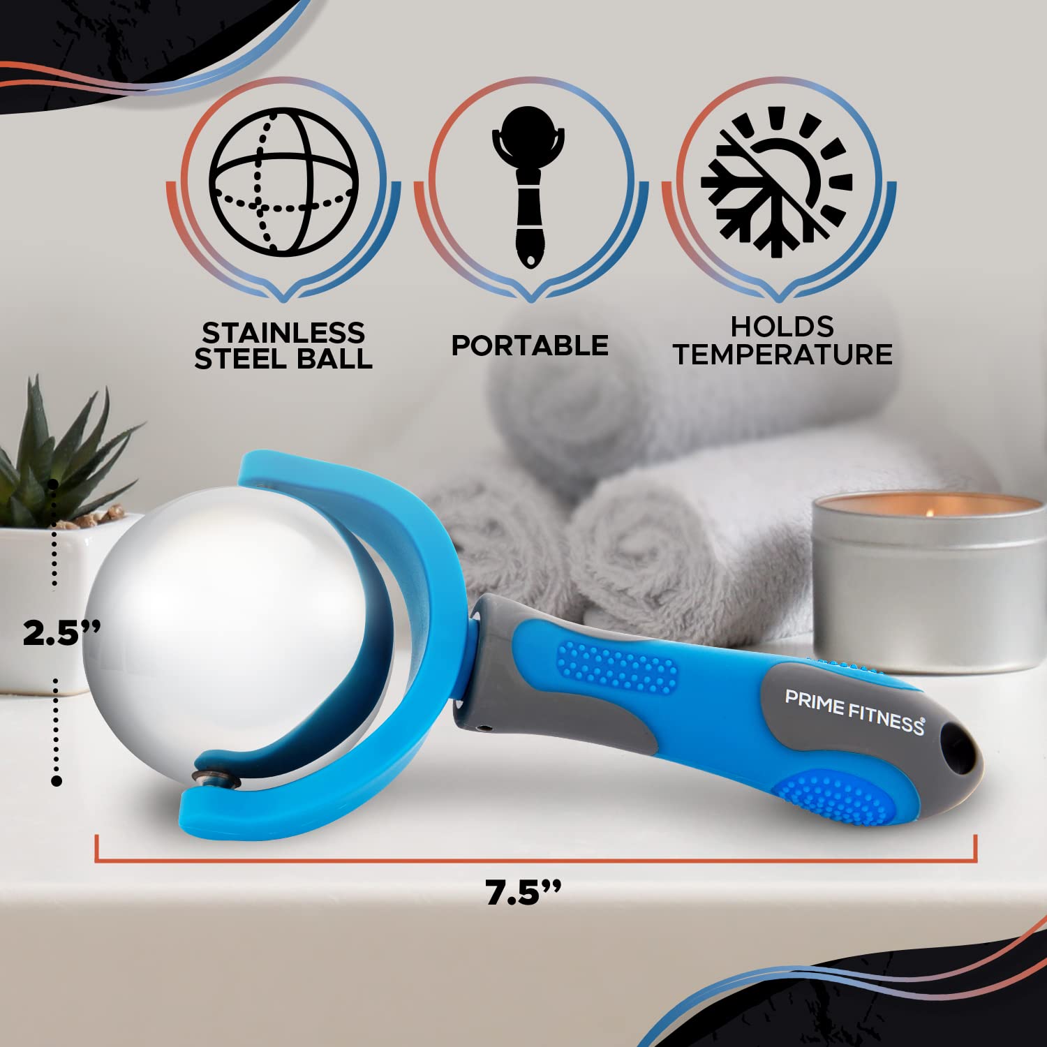 PRIME Fitness funda incluida para transporte que protege el rodillo