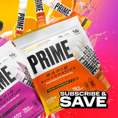 PRIME HYDRATION sobres en bolsa de gimnasio para hidratación inmediata