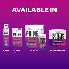 PRIME HYDRATION escenario lifestyle con bolso de deporte y bebida lista para llevar