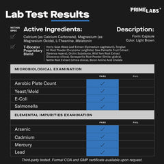 Prime Labs cápsulas en primer plano destacando textura y facilidad de ingestión