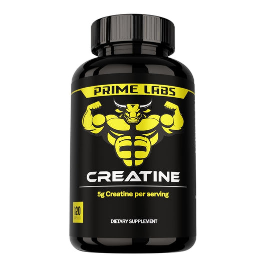 Prime Labs envase frontal mostrando diseño y cantidad de cápsulas, conveniencia de uso