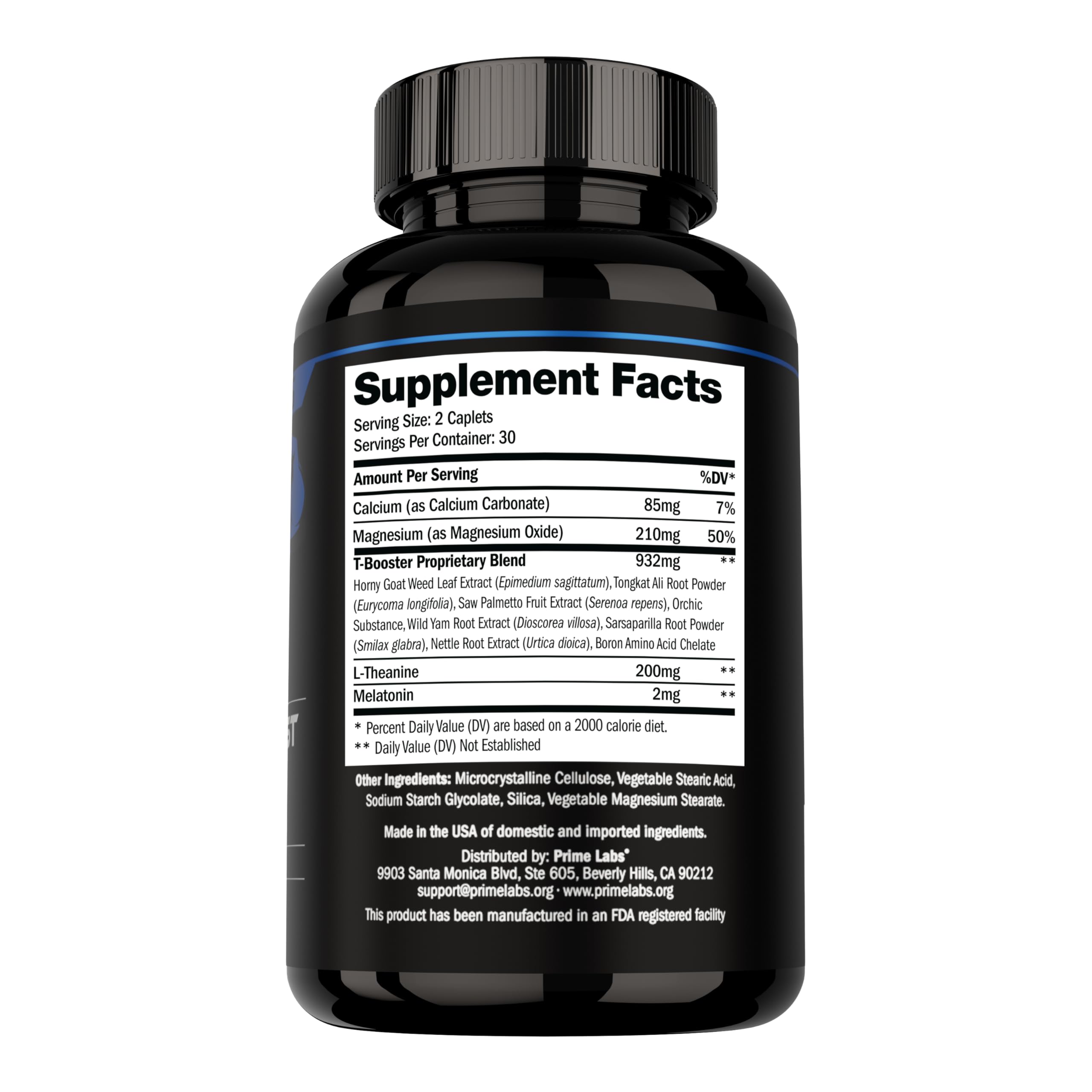 Prime Labs ingredientes botánicos naturales representados con beneficio