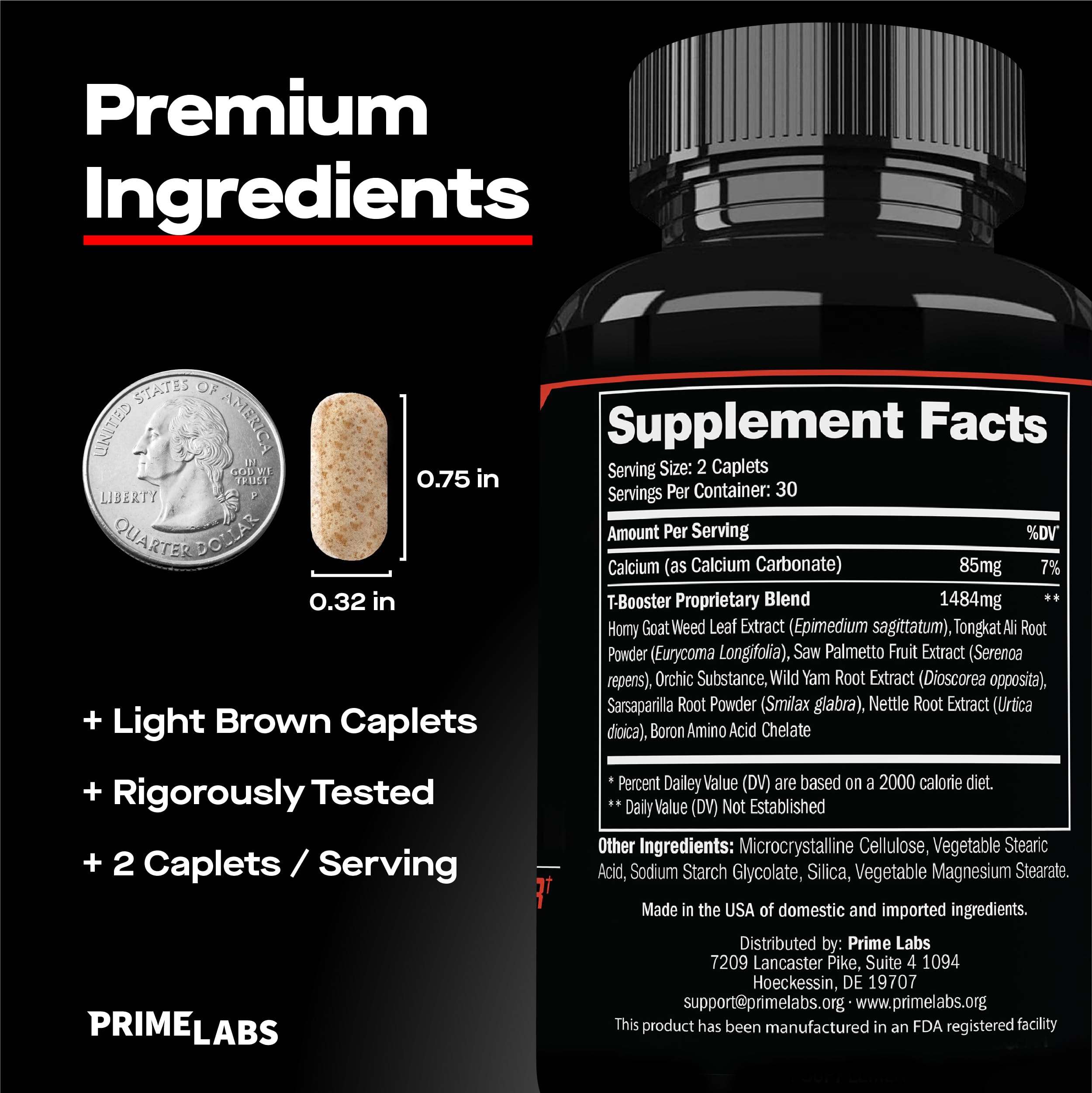 Prime Labs capletas en mano resaltando dosificación y manejo cómodo