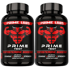 Prime Labs envase frontal mostrando suplemento para fuerza y energía