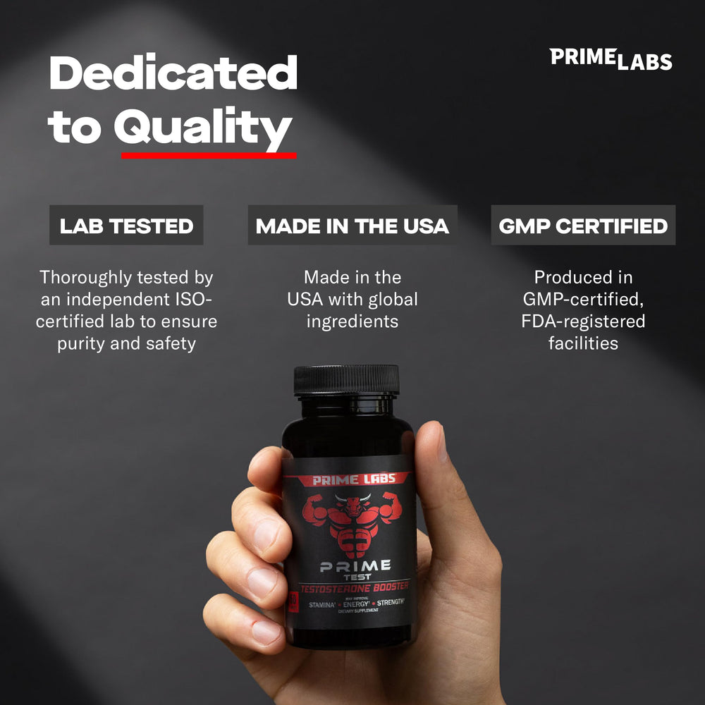 Prime Labs ingredientes naturales dispuestos para mostrar origen botánico