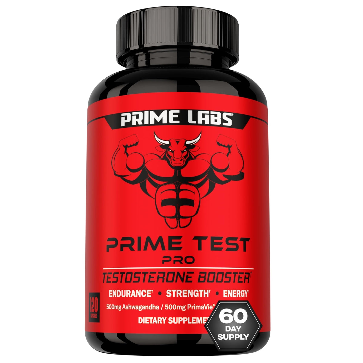 Prime Labs Prime Test Pro frontal del envase mostrando la marca y beneficios visuales