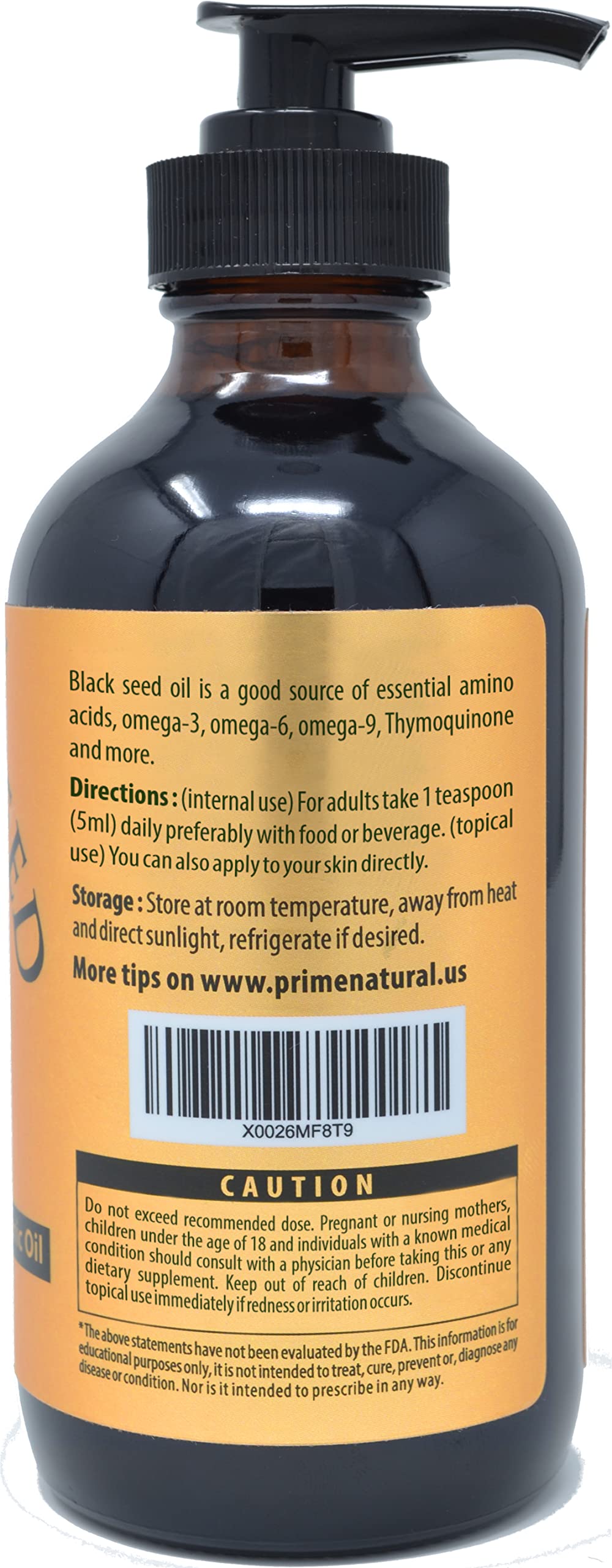 PRIME NATURAL cucharita con 5 ml de aceite listo para consumo y dosificación precisa