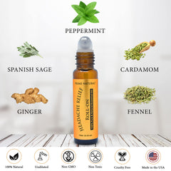 PRIME NATURAL detalle de la bola metálica aplicadora, masaje y liberación aromática