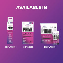 PRIME HYDRATION persona al aire libre bebiendo para recuperación activa