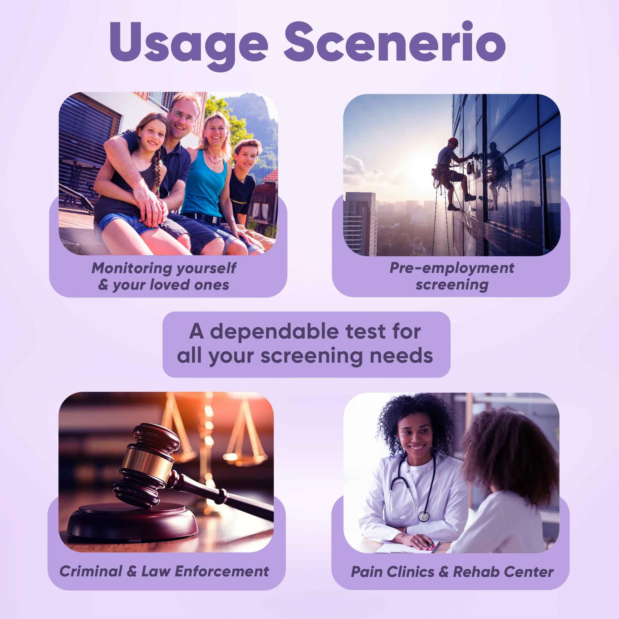 Prime Screen etiqueta trasera con instrucciones claras para uso correcto