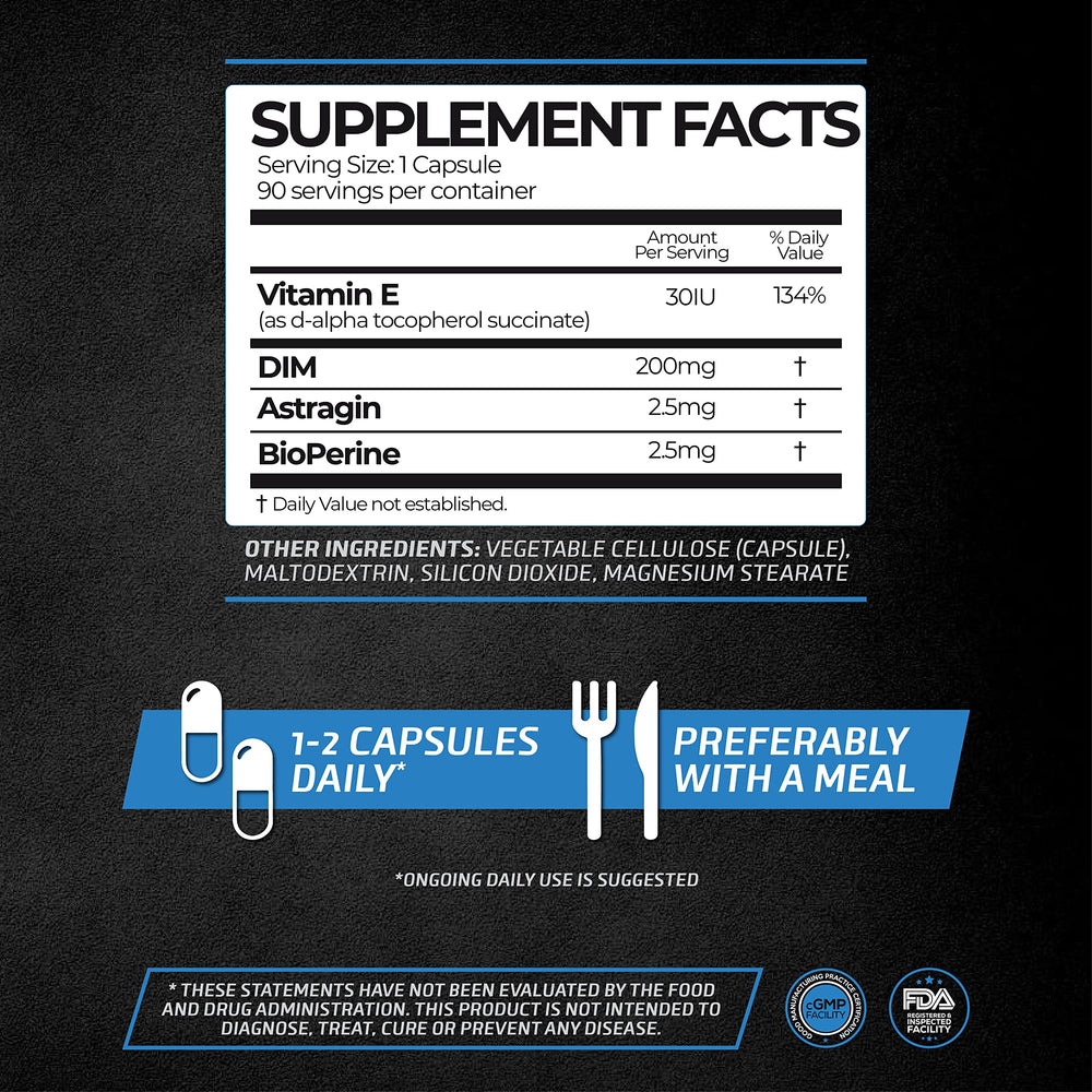 PrimeGENIX etiqueta con ingredientes destacando biodisponibilidad