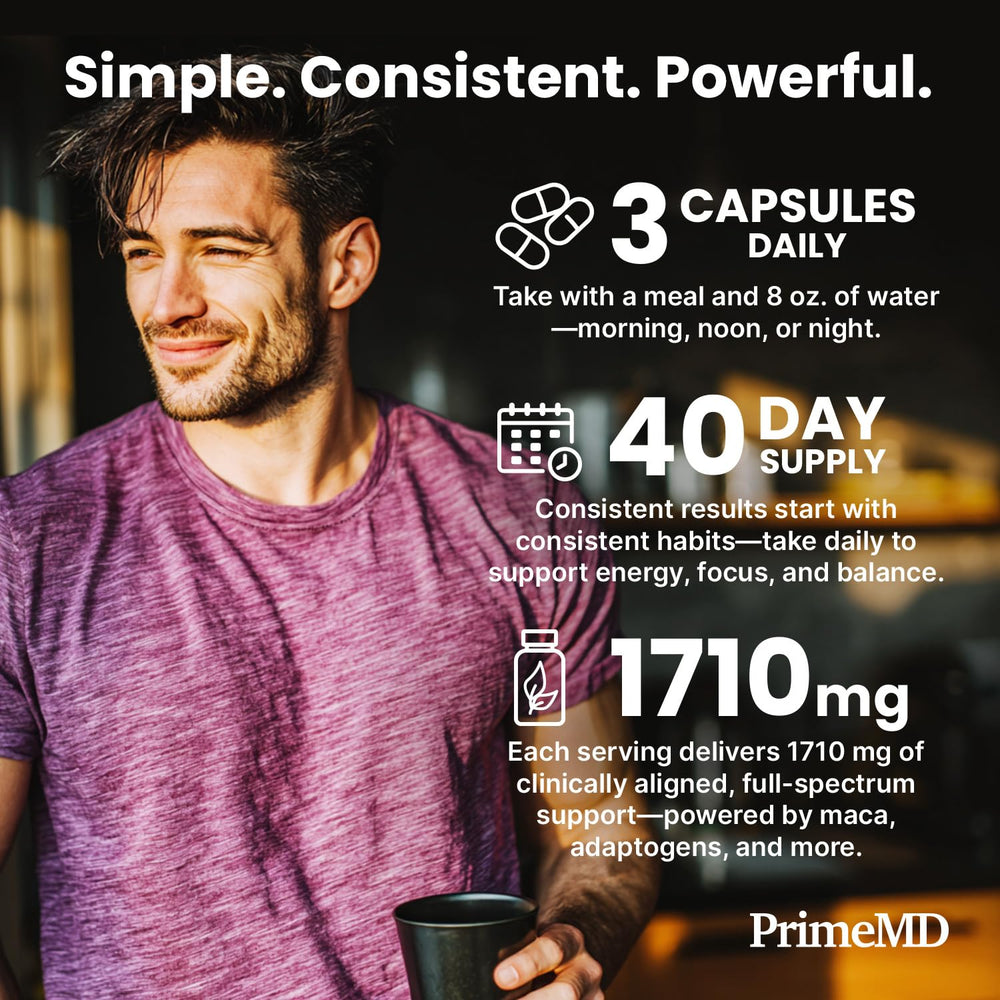PrimeMD granos de pimienta negra subrayando mejor absorción