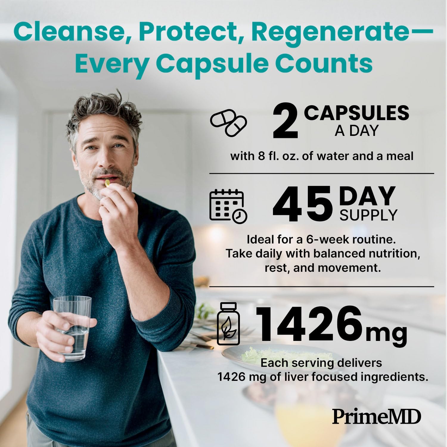 PrimeMD ingredientes: cardo mariano, alcachofa y remolacha para apoyo hepático