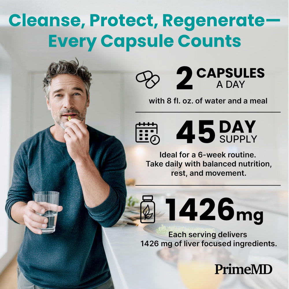 PrimeMD ingredientes: cardo mariano, alcachofa y remolacha para apoyo hepático