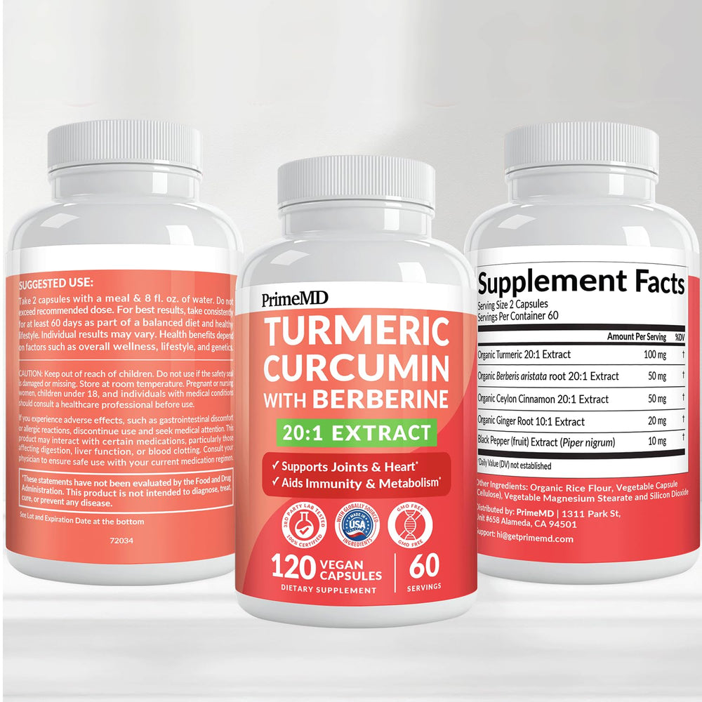 PrimeMD etiqueta nutricional legible con información de ingredientes y dosificación