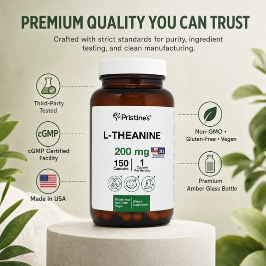 PRISTINE'S detalle de cápsulas veganas resaltando textura lisa