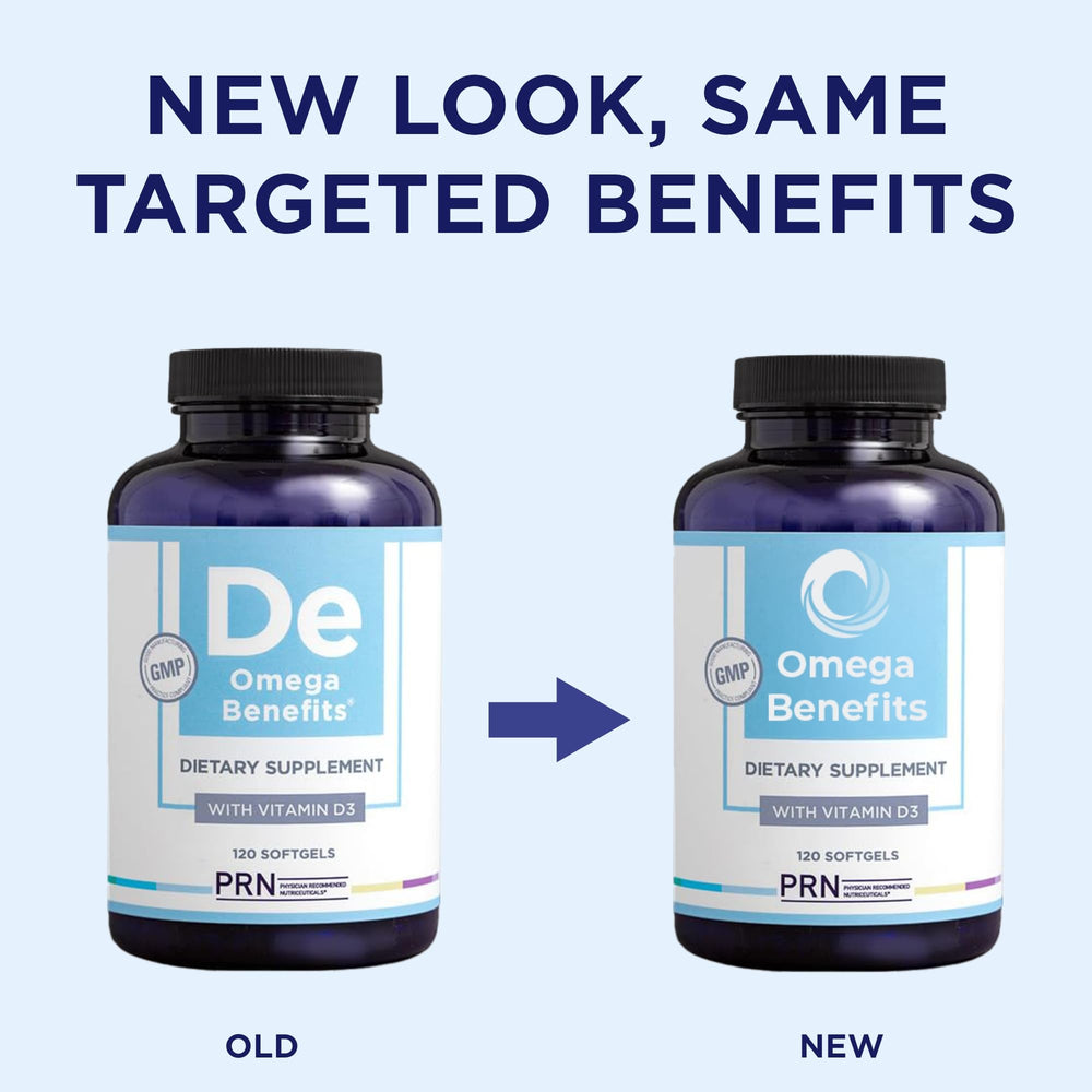 PRN rTG Omega 3 cápsula cerca destacando absorción rápida
