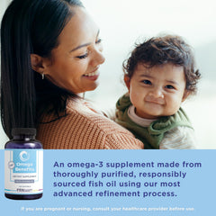 PRN rTG Omega 3 etiqueta y detalles de ingredientes para confianza