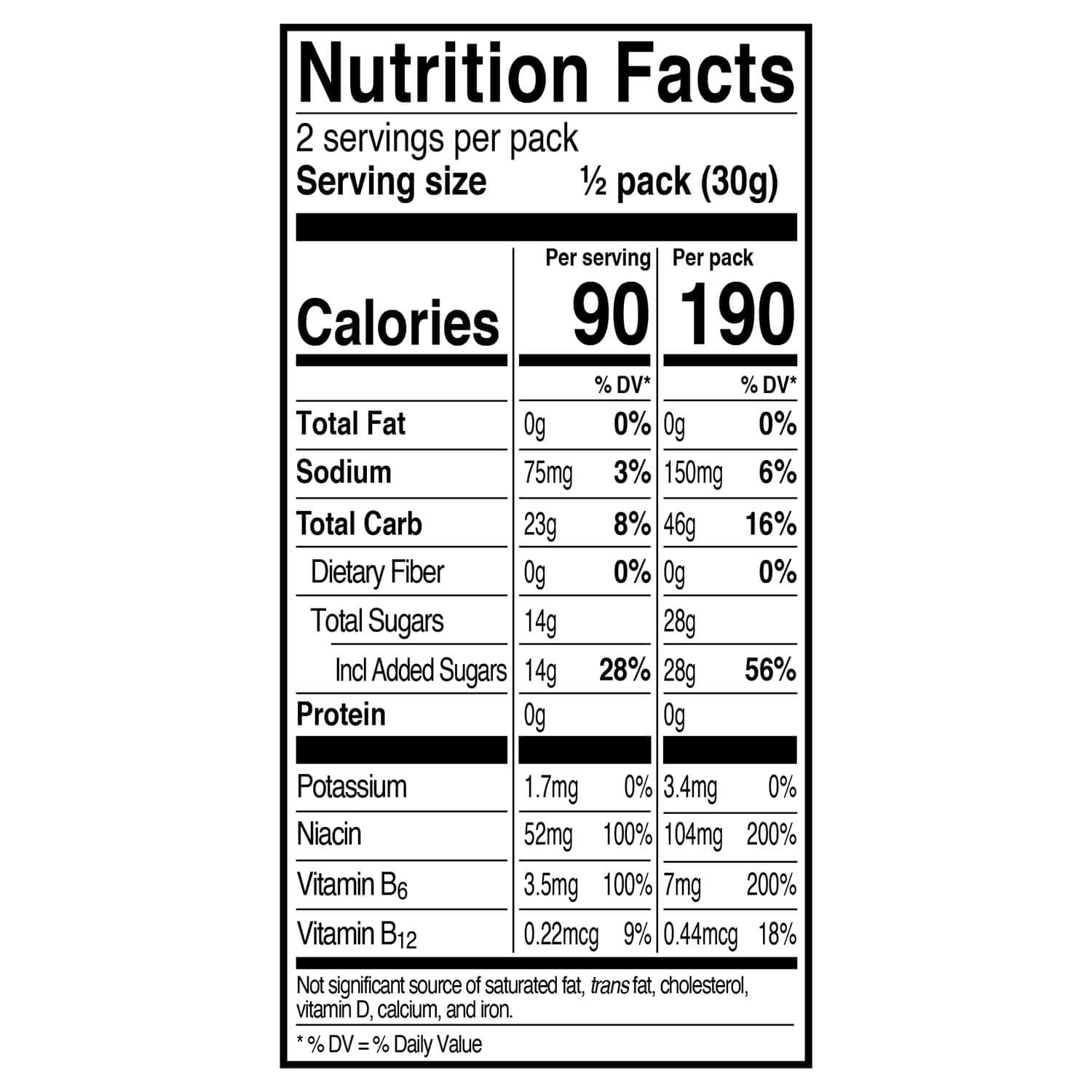 PROBAR etiqueta con ingredientes orgánicos y beneficios nutricionales visibles