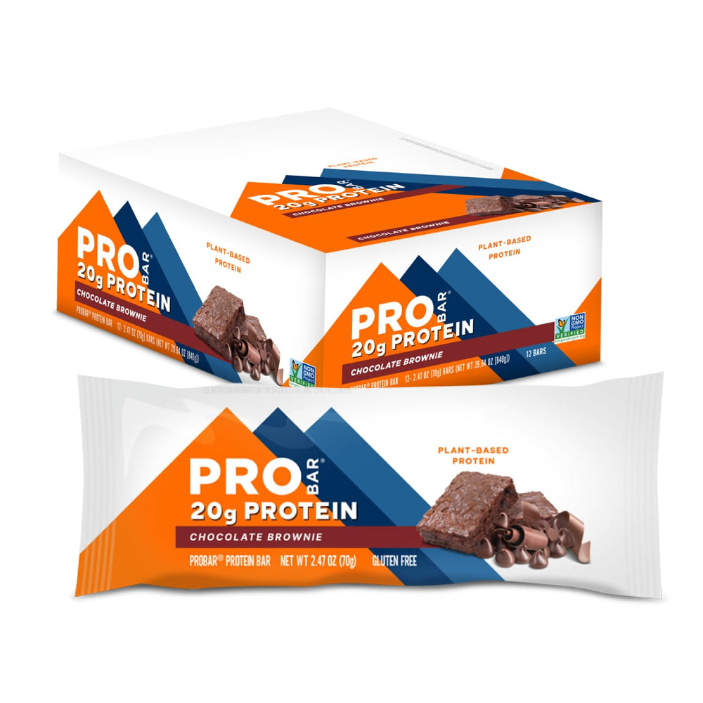 PROBAR frente del empaque mostrando sabor y información nutricional para elección rápida